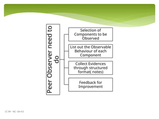 Peer Teaching Observations During School Internship | PPTX