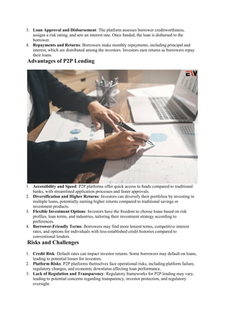 Peer To Peer Lending How It Works Advantages Risks Enterprise Wired Pdf Peer To Peer Lending How It Works Advantages Risks Enterprise Wired Pdf