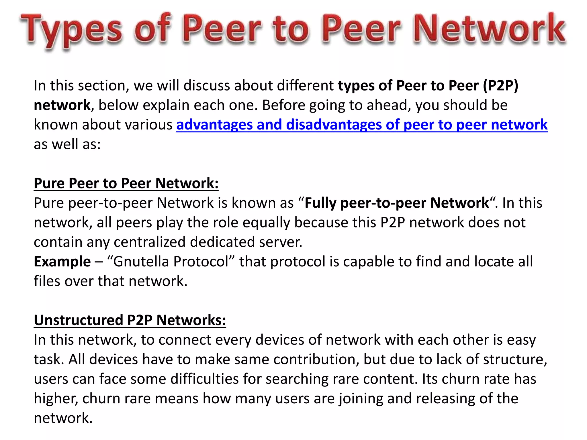 Peer to Peer Network with its Architecture, Types, and Examples ...