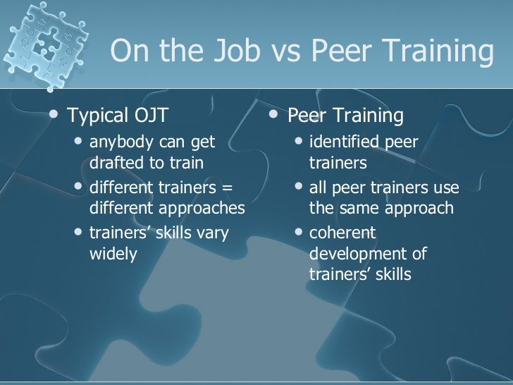 Peer Training