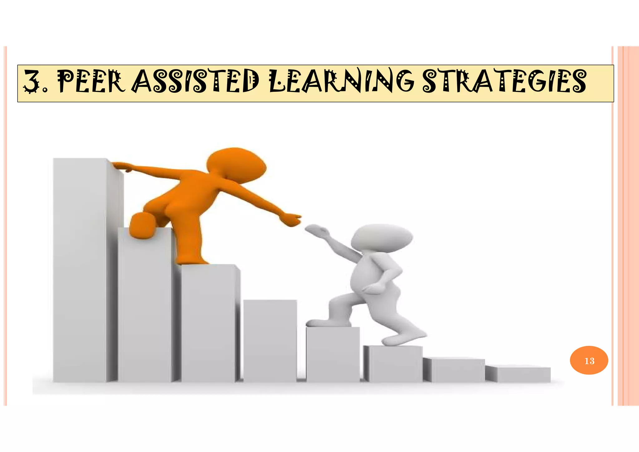 3. PEER ASSISTED LEARNING STRATEGIES
13
 