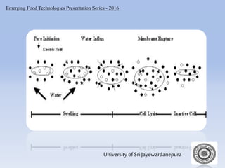 Emerging Food Technologies Presentation Series - 2016
University of Sri Jayewardanepura
 