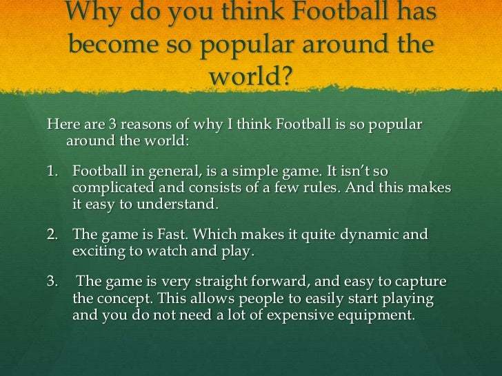 pe football assignment why do you think you are the best candidate