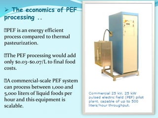 Pef Machine pulse electric field | PPTX