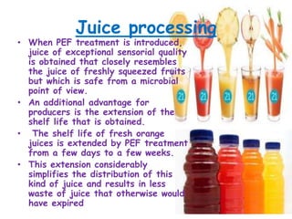 Pef Processing Pulsed electric field | PPTX