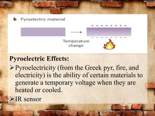 Physical Effects for sensors | PPTX