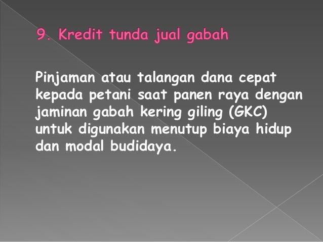 Lembaga Keuangan Bukan Bank - Pegadaian