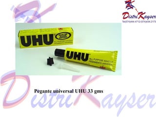 Pegante universal UHU 33 gms  
