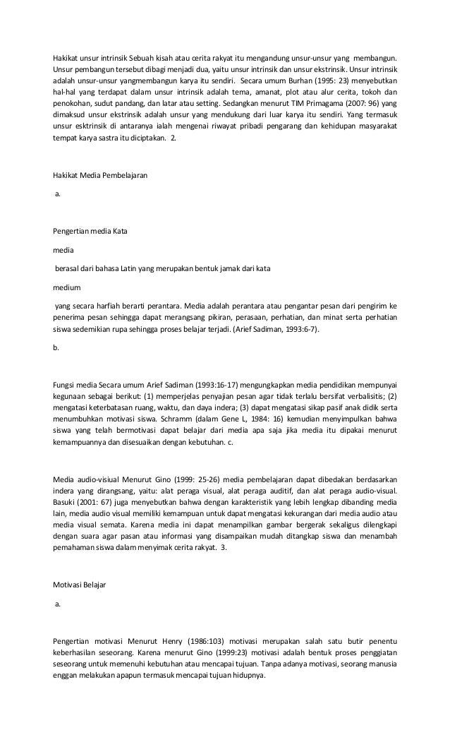 Pegaruh media audio visual dan motivasi belajar terhadap 