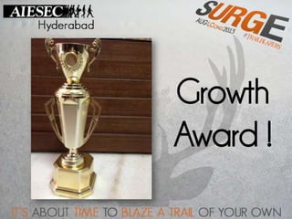 Growth
Award !
 