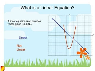 Linear equations | PPTX