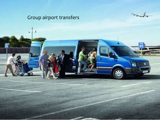 Group airport transfers
 