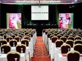 Corporate events
 