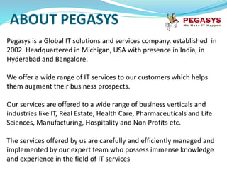 Pegasys  IT Solutions and Services Company