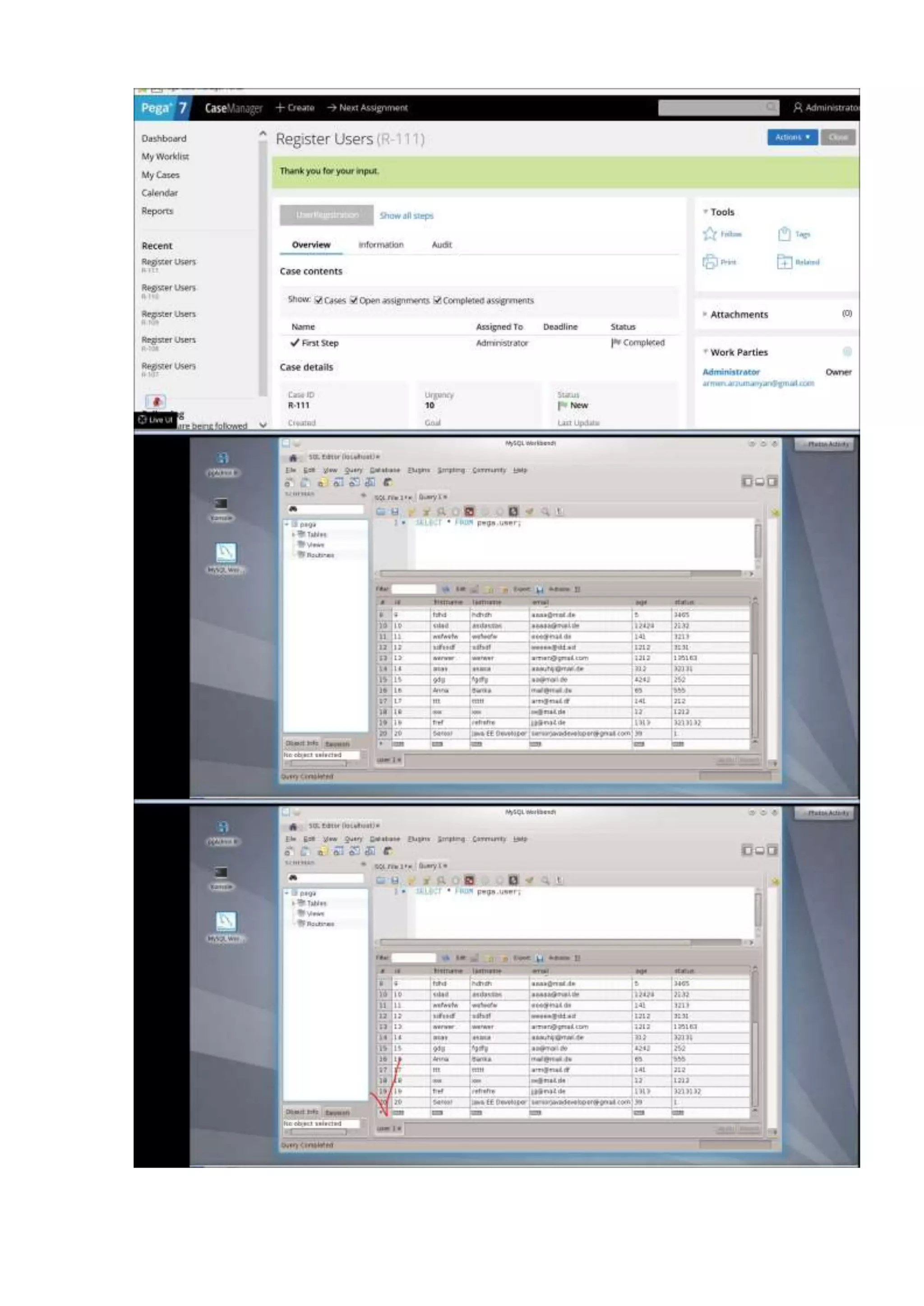 Pegasystems 7 MySql integration