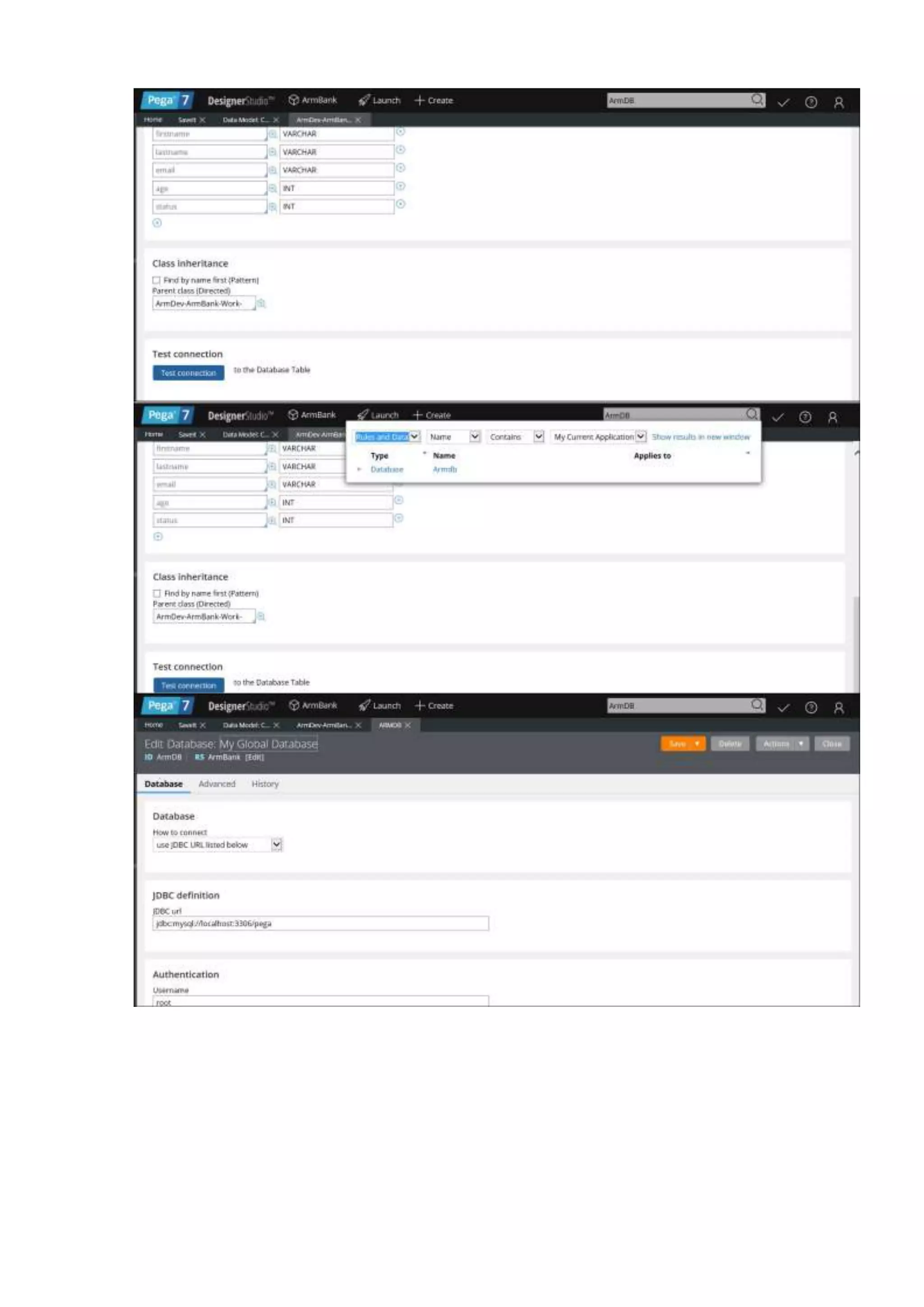 Pegasystems 7 MySql integration