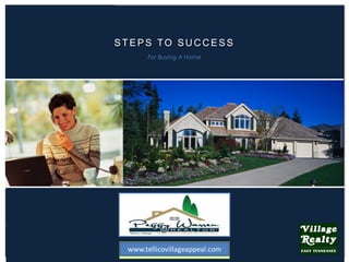 www.YourCompanyRE.com
Buying A Home
In 7 Steps
STEPS TO SU C C ESS
For Buying A Home
 