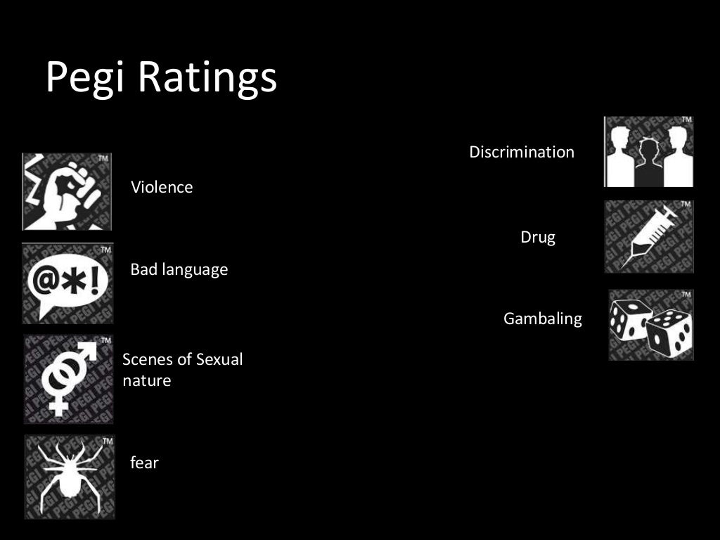 Pegi ratings