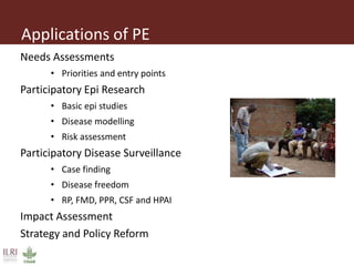 Introduction to participatory epidemiology