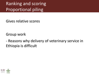 Introduction to participatory epidemiology