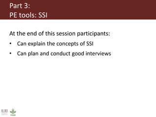 Introduction to participatory epidemiology