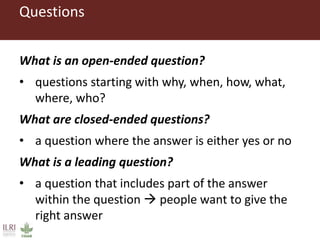 Introduction to participatory epidemiology