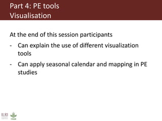 Introduction to participatory epidemiology