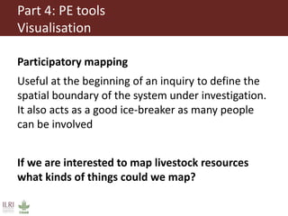 Introduction to participatory epidemiology