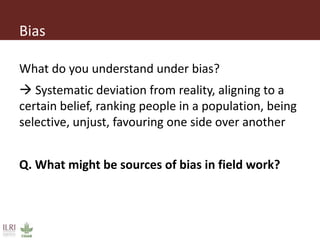 Introduction to participatory epidemiology