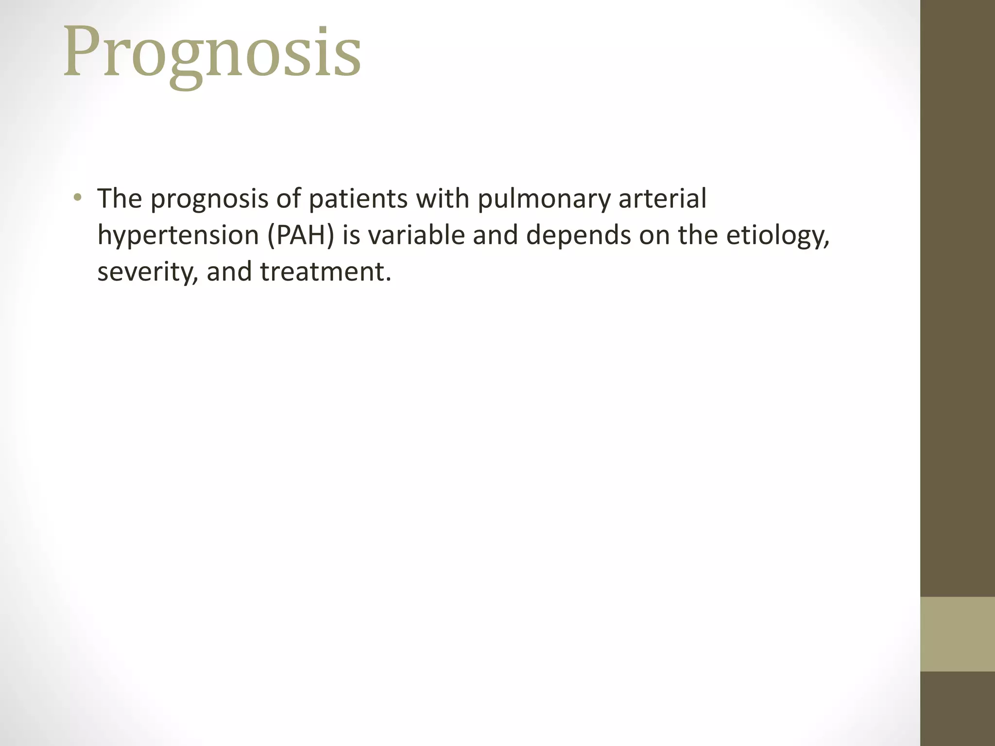 pulmonary artery hypertension | PPTX