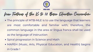 The K to 12 Program in the Philippine Basic Education | PDF