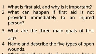PEH 4 First Aid & Medicine Life Skills.pptx