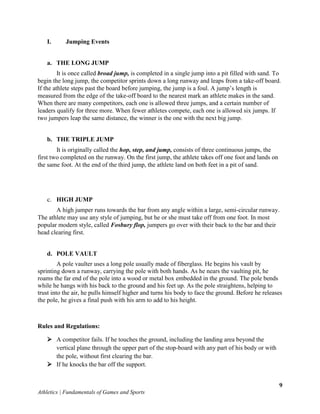 High Jump Rules.pdf Athletics | DOCX