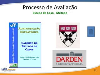 Processo de Avaliação
   Estudo de Caso - Método




                             12
 