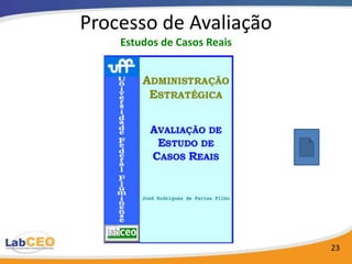 Processo de Avaliação
    Estudos de Casos Reais




                             23
 