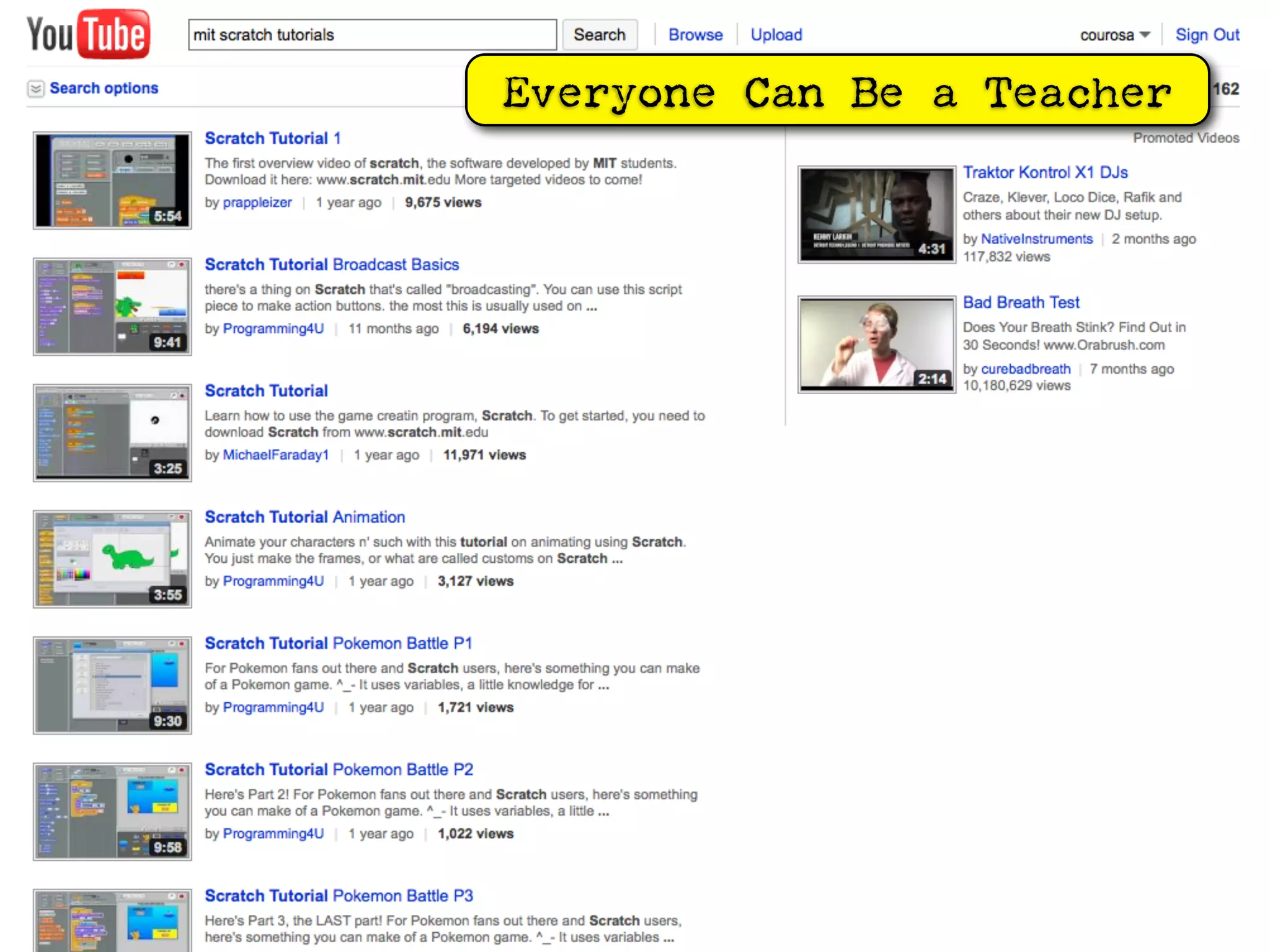 Everyone Can Be a Teacher
 