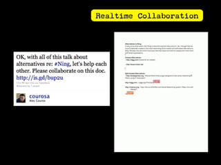 Realtime Collaboration
 