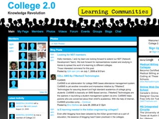 Learning Communities
 