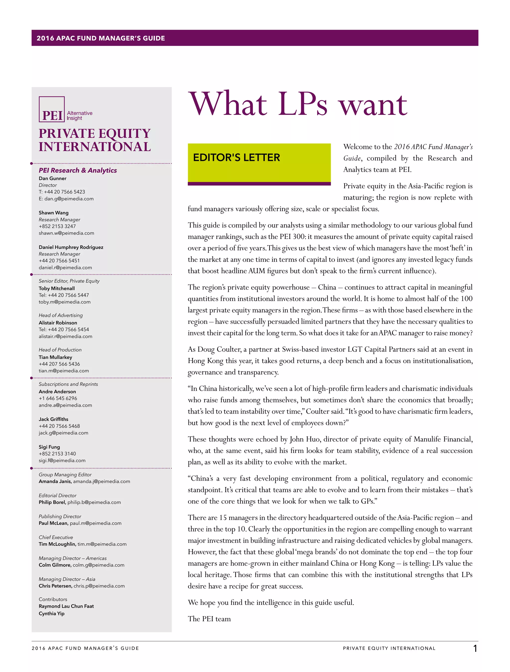 Pei 147 apac fund guide 16 | PDF