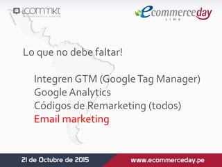 Presentación Hernan Litvac - eCommerce Day Lima 2015