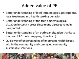Participatory epidemiology in animal and human health