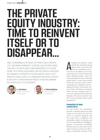 Private Equity Insight/ Out | Issue 1, 2018