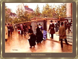 Sortant de la Madeleine  