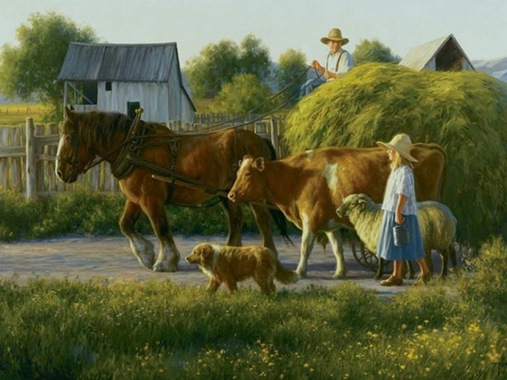 Peinture par un fermier Peinture par un fermier
