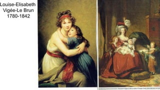 Louise-Elisabeth
Vigée-Le Brun
1780-1842
 