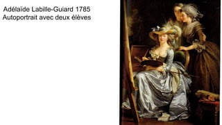 Adélaïde Labille-Guiard 1785
Autoportrait avec deux élèves
 