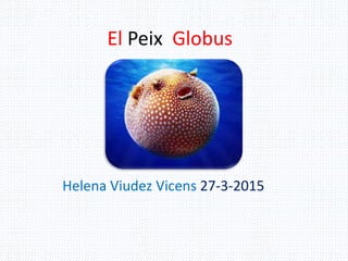 El Peix Globus
Helena Viudez Vicens 27-3-2015
 