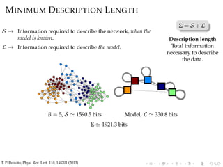 Statistical inference of generative network models - Tiago P. Peixoto