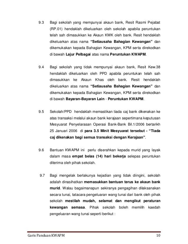 Pekeliling Kwapm