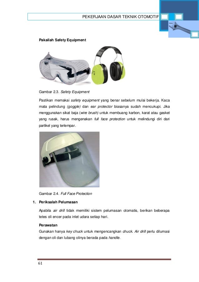 Pekerjaan teknik dasar otomotif